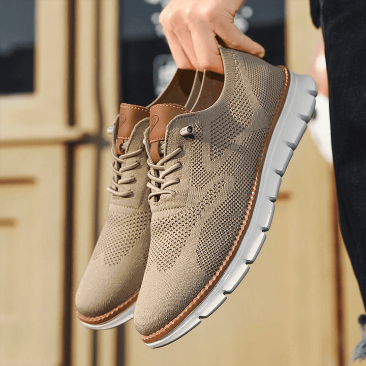 David casual herenschoenen, moderne sneakers met vetersluiting, perfect voor elke dag.