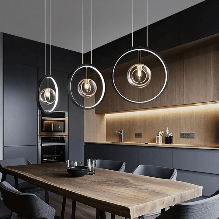 Minimalistische Glazen Hanglamp - LED Verlichting