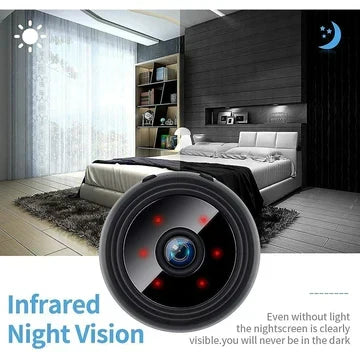 WatchPoint draadloze 1080p mini bewakingscamera met wifi hotspot en magnetische montage.