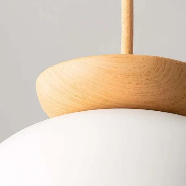 Scandinavische Hanglamp - Houtdesign