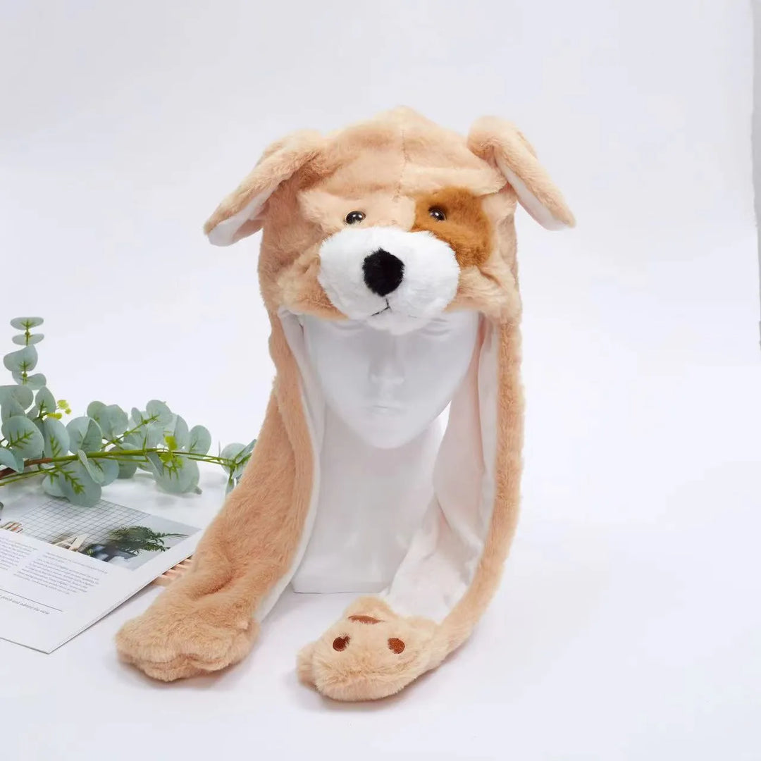 Cosplay accessoire: pluche muts met dynamische bewegende oren
