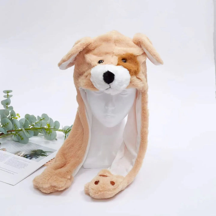 Cosplay accessoire: pluche muts met dynamische bewegende oren