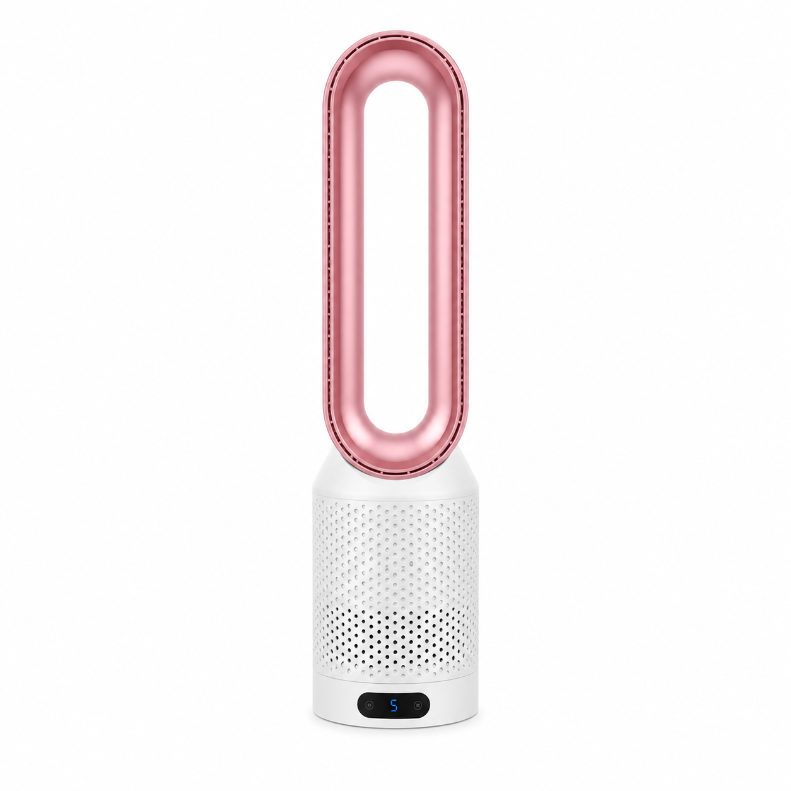 Stijlvolle torenventilator met handig LED-touchscreen voor eenvoudige bediening