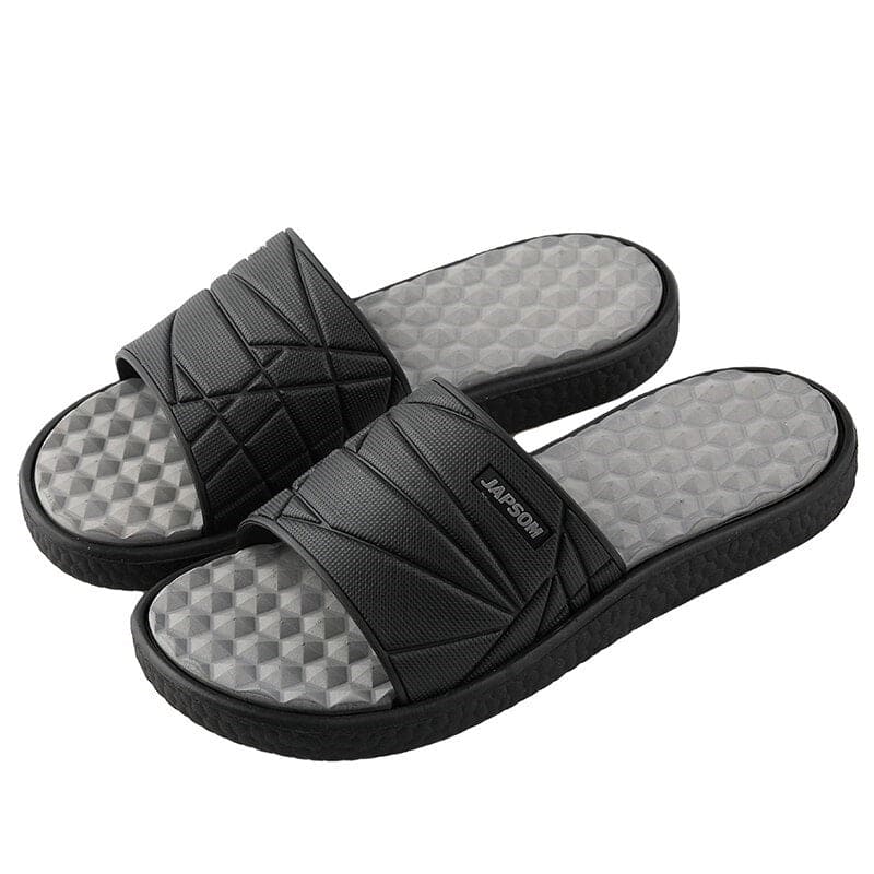 Hoogwaardige orthopedische herenslippers voor maximale demping en langdurig loopcomfort.