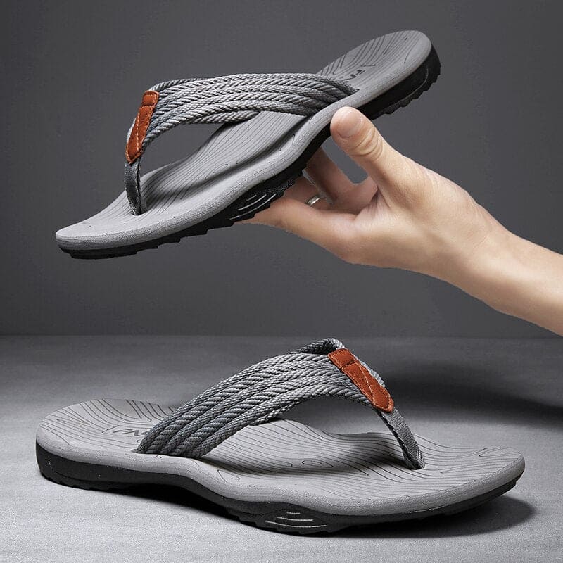 Heren zomer slippers orthopedisch, geschikt voor lange wandelingen en dagelijkse ontspanning.