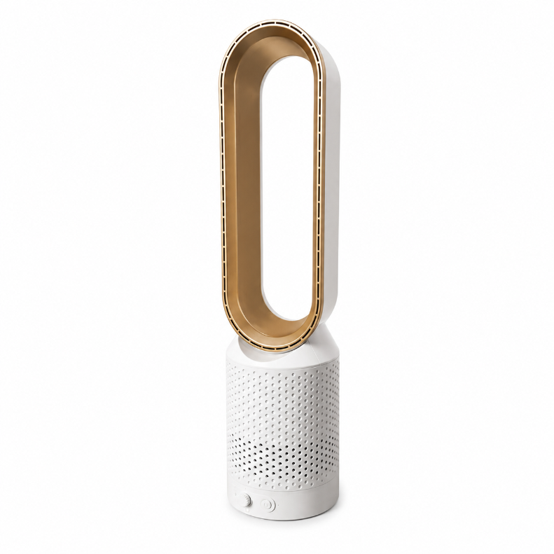 Stille torenventilator met verkoeling zorgt voor een aangenaam binnenklimaat