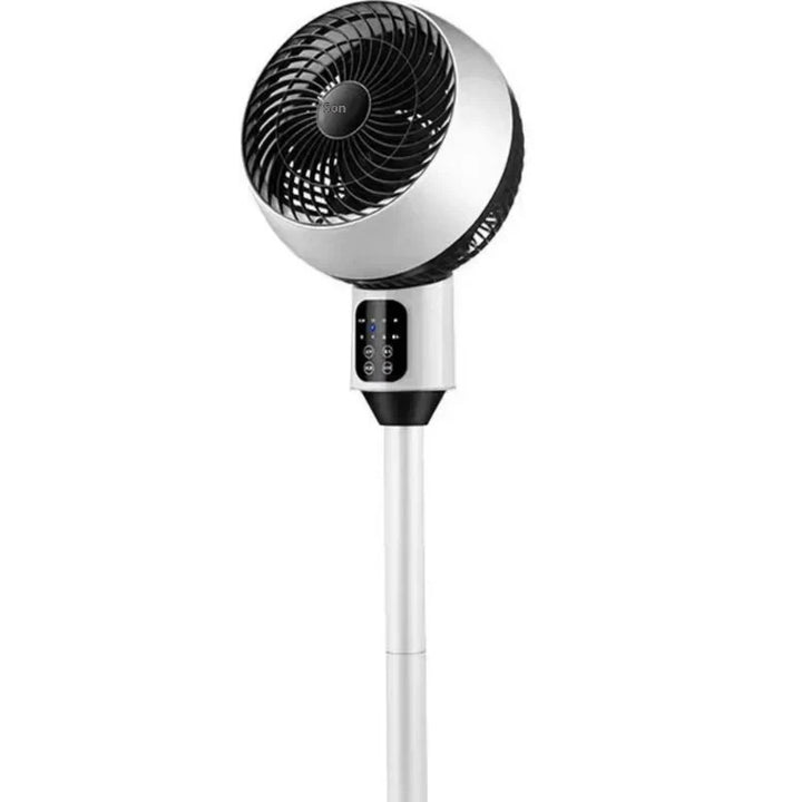 Compacte staande ventilator met zwenkbare kop en touch bediening