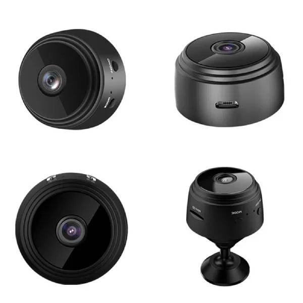 "Draadloze Full HD achteruitrijcamera met nachtzicht, waterdicht, zwart, magnetische montage op RV, helder beeld"