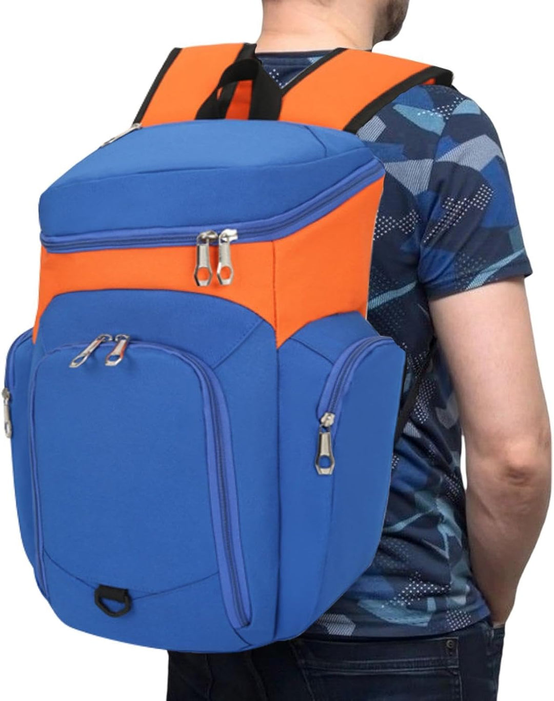 Draycor heren gymtas / sportrugzak (30L) met waterdichte onderkant. Ideaal voor basketbaluitrusting.