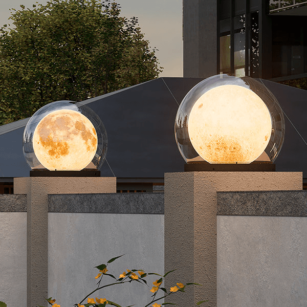 Moderne Buitenlamp - Maanvormig Design