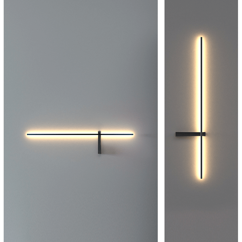 Moderne Buitenzuil LED Wandlamp