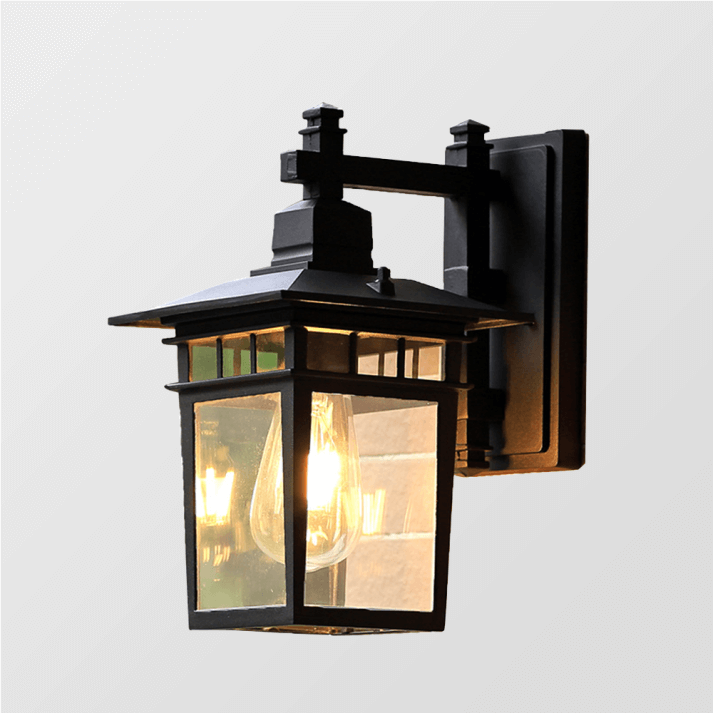 Moderne Buiten Wandlamp - Zwart Design