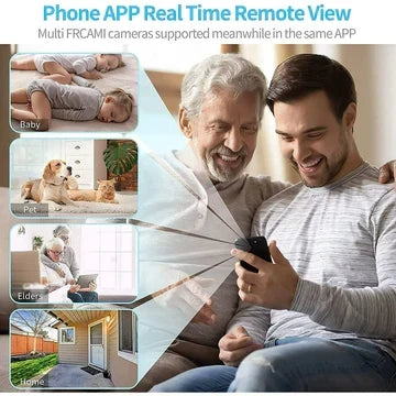 Compacte WatchPoint mini wifi beveiligingscamera, 1080p HD, met nachtzicht voor discrete bewaking.