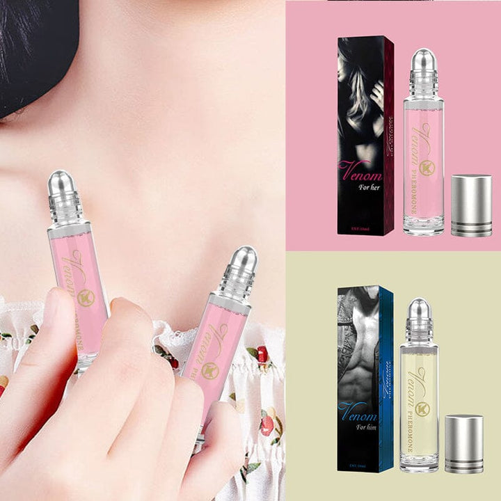 "Elegant feromoonparfum voor vrouwen met rollerball-applicator, licht geparfumeerd en ftalaatvrij voor dagelijkse aantrekking