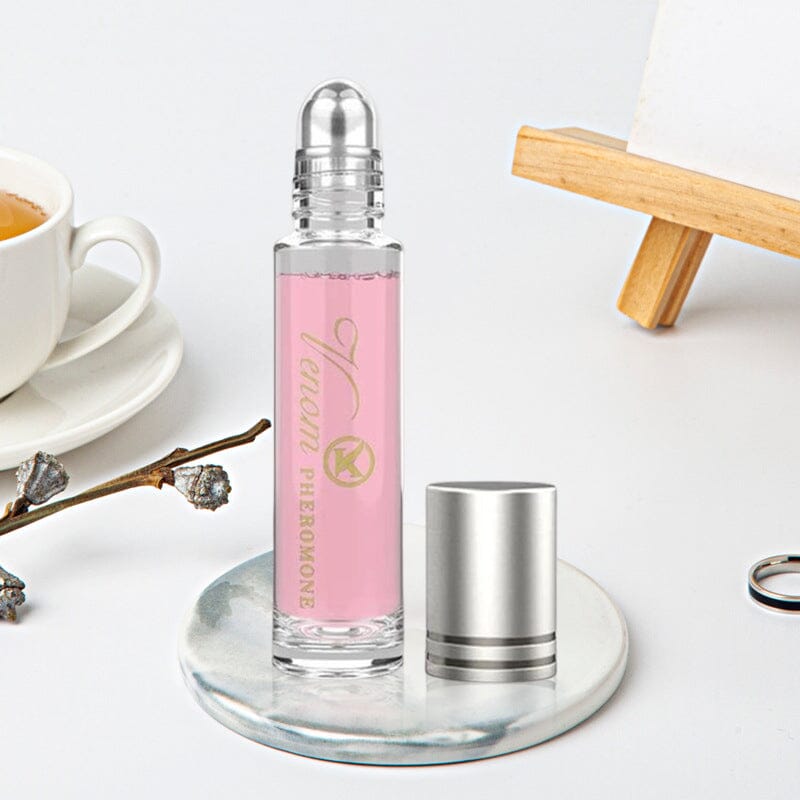 "Elegant feromoonparfum voor vrouwen met rollerball-applicator, licht geparfumeerd en ftalaatvrij voor dagelijkse aantrekking