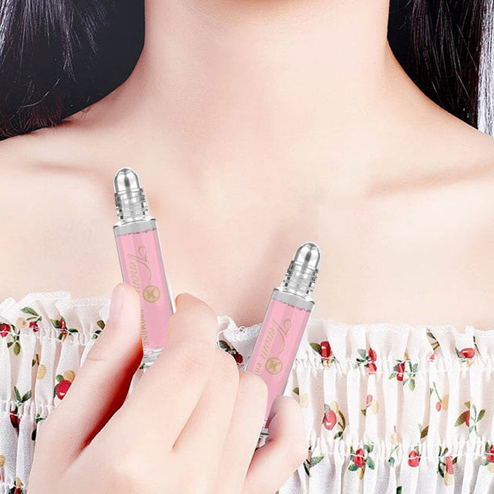 "Elegant feromoonparfum voor vrouwen met rollerball-applicator, licht geparfumeerd en ftalaatvrij voor dagelijkse aantrekking