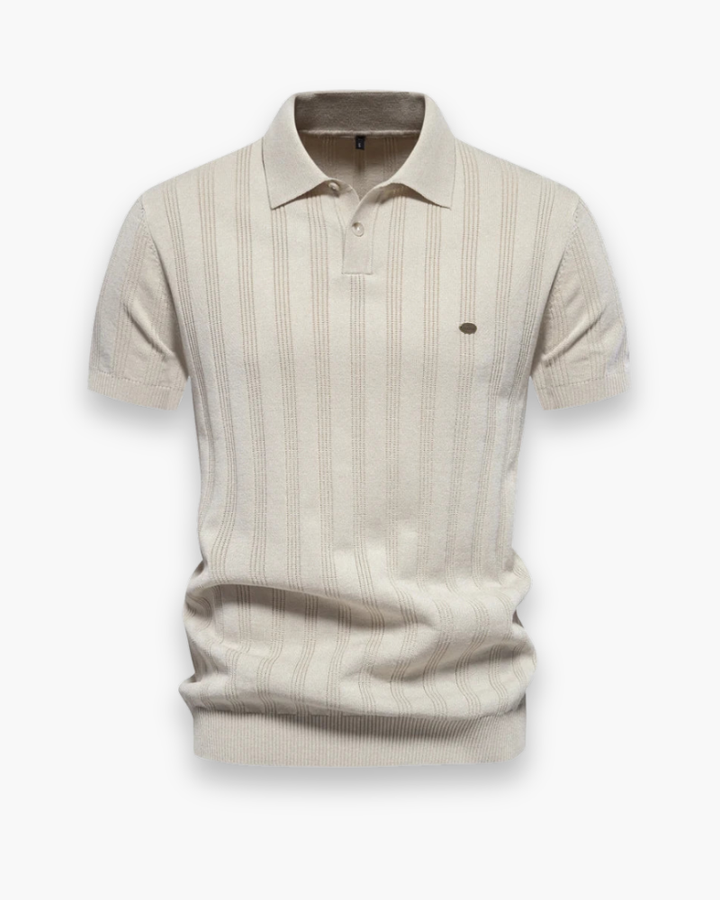 Elegant heren poloshirt, comfortabel en ademend, perfect voor zomerse casual gelegenheden.
