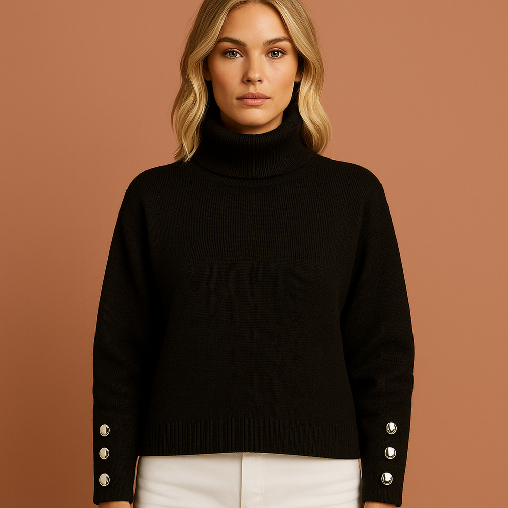 Comfortabele dames coltrui, veelzijdig voor kantoor of casual gebruik, ideaal voor de herfst/winter.