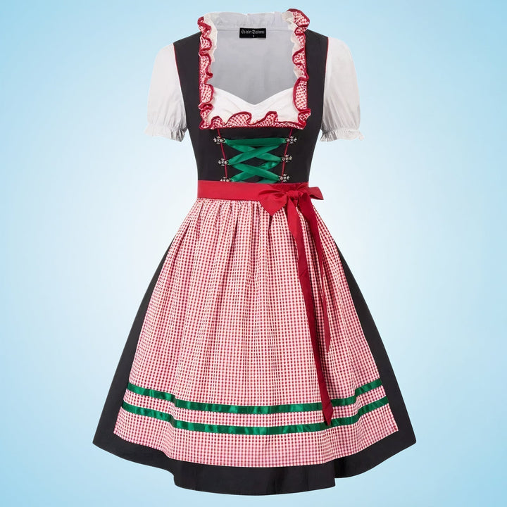 Elegante dames Oktoberfest jurk met rijke borduursels, stijlvol ontwerp, perfecte pasvorm, comfortabele stof.