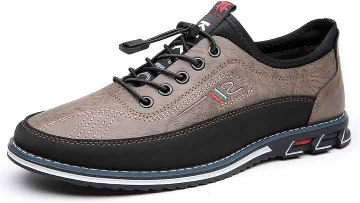 "Elegante formele heren schoenen van leer met tijdloos ontwerp, elastische veters, ademend materiaal en lichte schokabsorptie