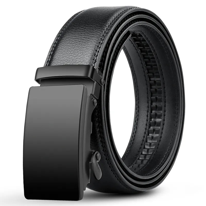 Elegante herenriem met automatische gesp, perfect voor zakelijke en casual outfits. Stijlvolle accessoire.