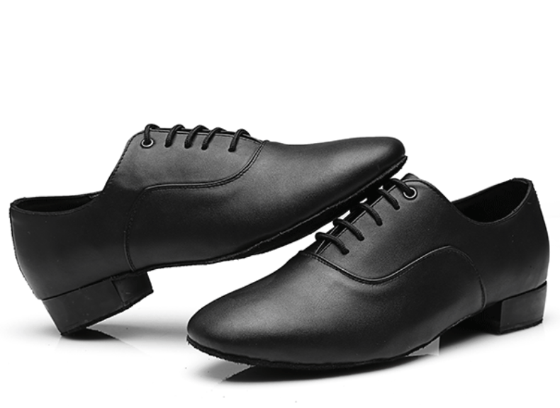 "Elegante leren Latin dansschoenen met zachte zool voor comfort, ideaal voor stijlvolle danssessies"