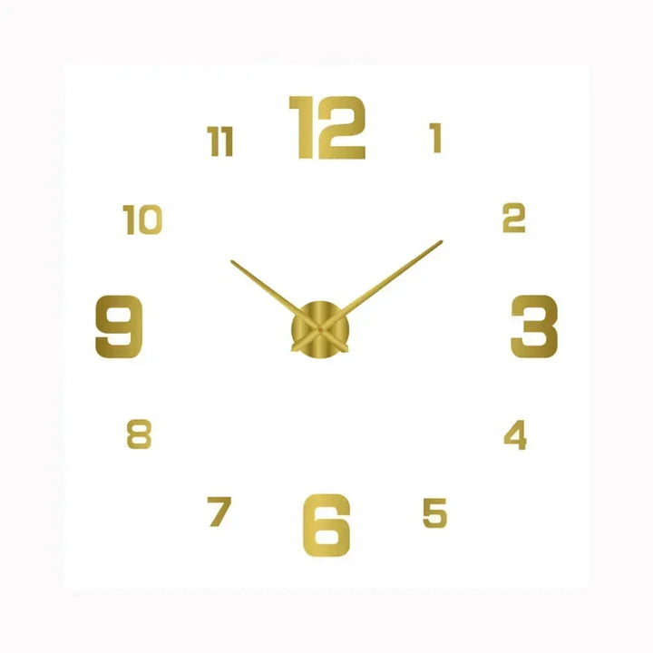 Elegante minimalistische wandklok, stille kwartsuurwerk, 30 cm diameter, klassiek-modern ontwerp, decoratief voor elk interieur