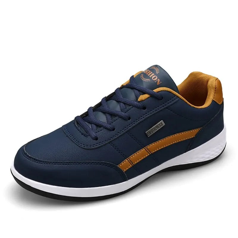"Elegante orthopedische comfortschoenen in blauw; ergonomisch ontwerp voor dagelijks gebruik, biedt ongeëvenaard comfort."