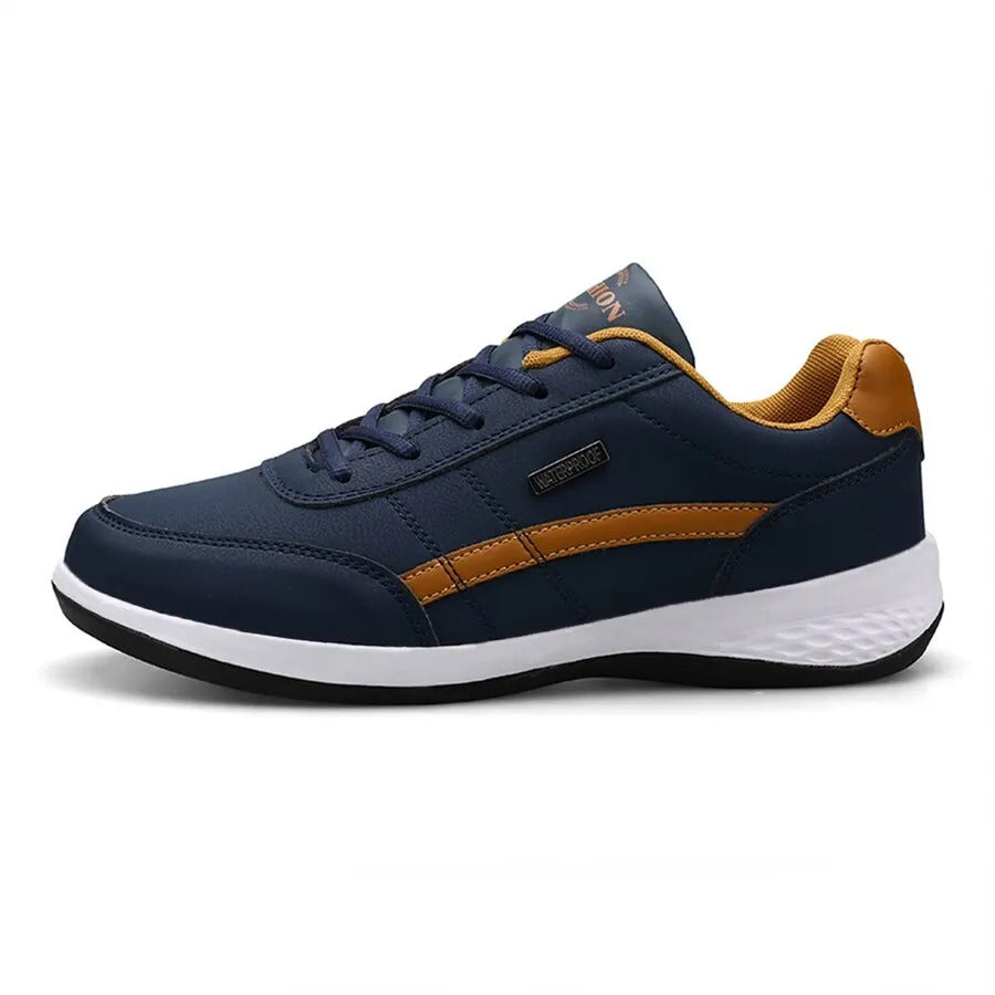"Elegante orthopedische comfortschoenen in blauw; ergonomisch ontwerp voor dagelijks gebruik, biedt ongeëvenaard comfort."