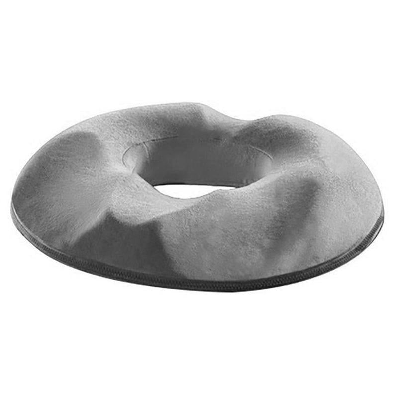 "Ergonomisch donutkussen voor aambeienpijn en stuitklachten, biedt zachte ondersteuning en drukverlichting bij het zitten."