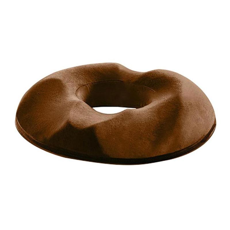 "Ergonomisch donutkussen voor aambeienpijn en stuitklachten, biedt zachte ondersteuning en drukverlichting bij het zitten."