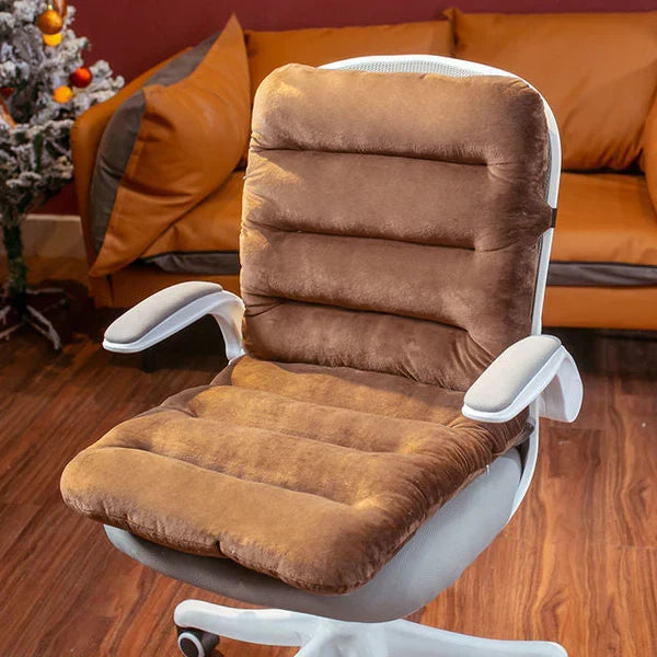 Ergonomisch zitkussen, grijs, met drukverlagend schuim, zachte bekleding en antislip onderkant voor ultiem zitcomfort.