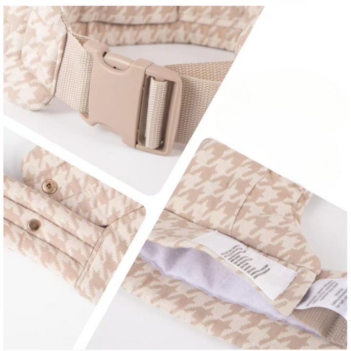 "Ergonomische babydrager met unisex design, verstelbare schouderbanden en ademend katoen voor comfort en veiligheid baby's."