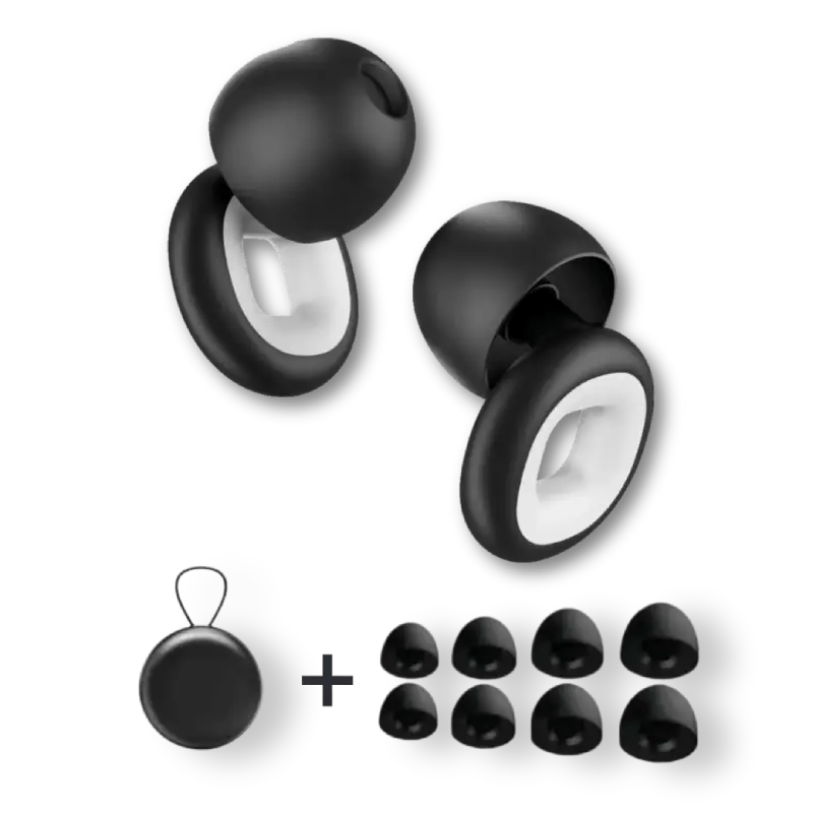 Ergonomische, geluidsdempende oordopjes voor slaap en reizen, ontworpen voor ultiem comfort en stilte.
