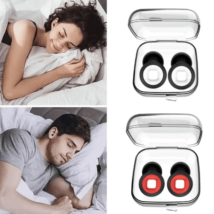 Ergonomische, geluidsdempende oordopjes voor slaap en reizen, ontworpen voor ultiem comfort en stilte.