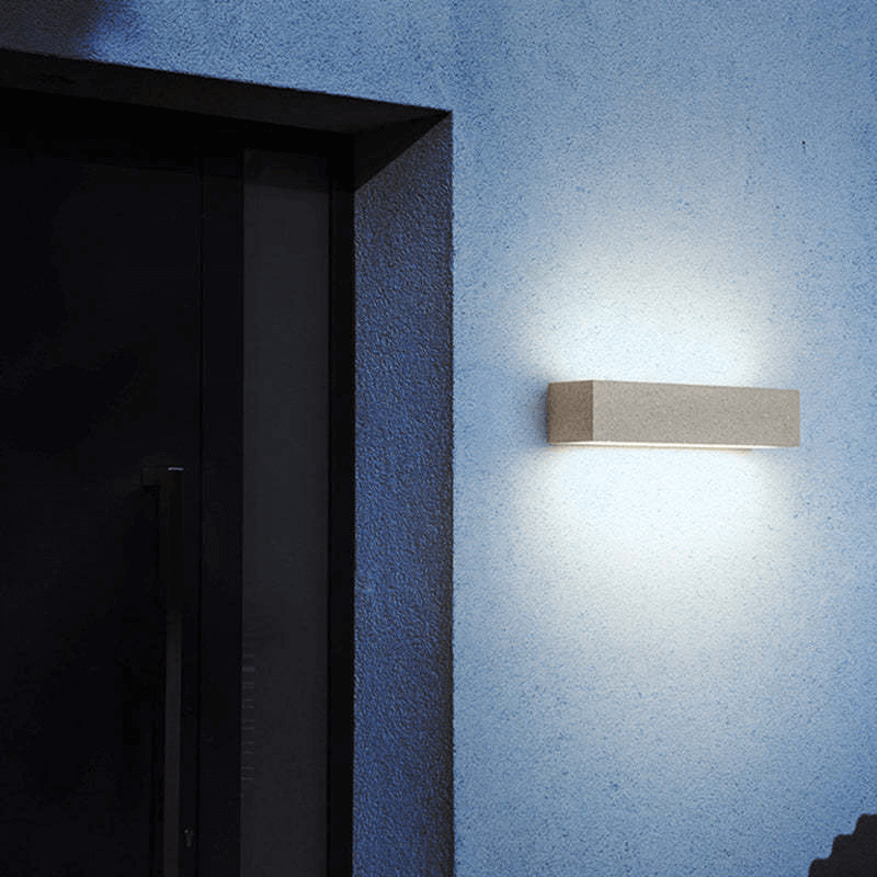 LED Buitenwandlamp - Rechte Hoek Design