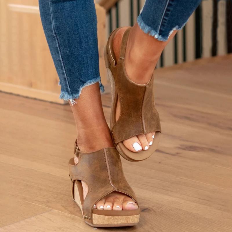 Casual zomerse dames sandalen, ideaal voor dagelijks gebruik, bieden orthopedische voetsteun en langdurig comfort.