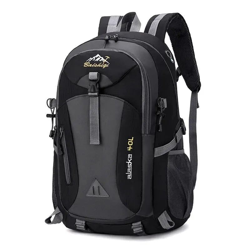 Stijlvolle waterdichte unisex rugzak, perfect voor reizen en outdoor avonturen. Comfortabele bagage voor elk weertype.