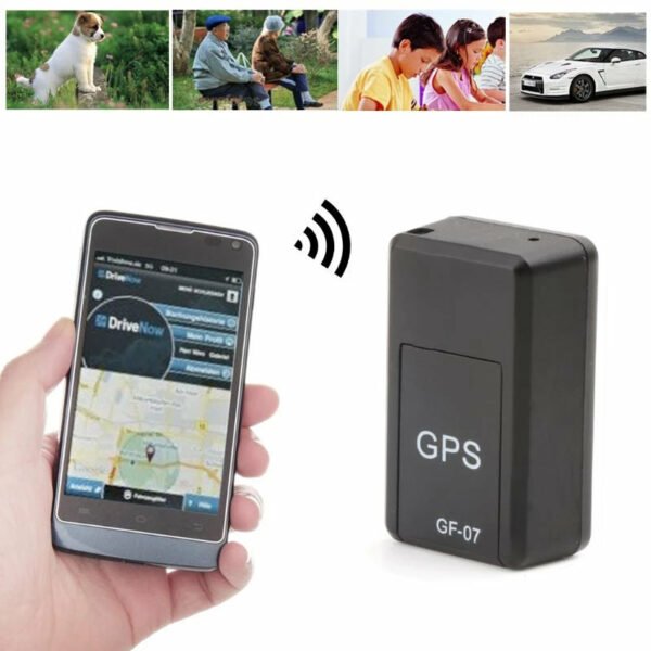 Detail van de waterdichte behuizing van de AutoSafe Mini GPS tracker, beschermt tegen weersinvloeden