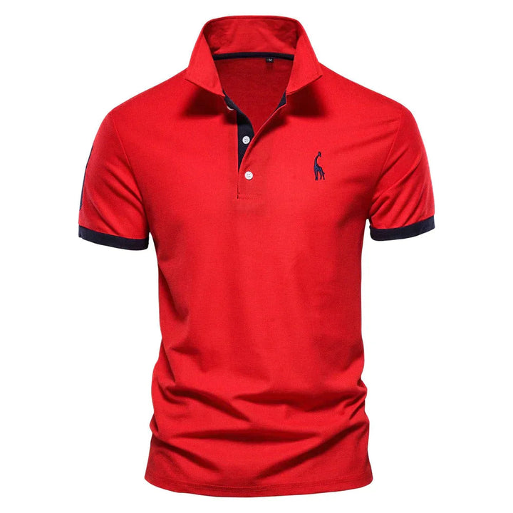 Comfortabele zomer polo voor heren met klassieke kraag