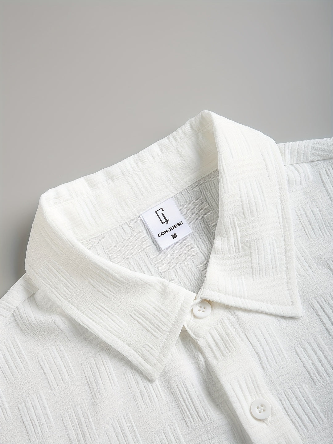 Volledige outfit van de witte heren zomer set