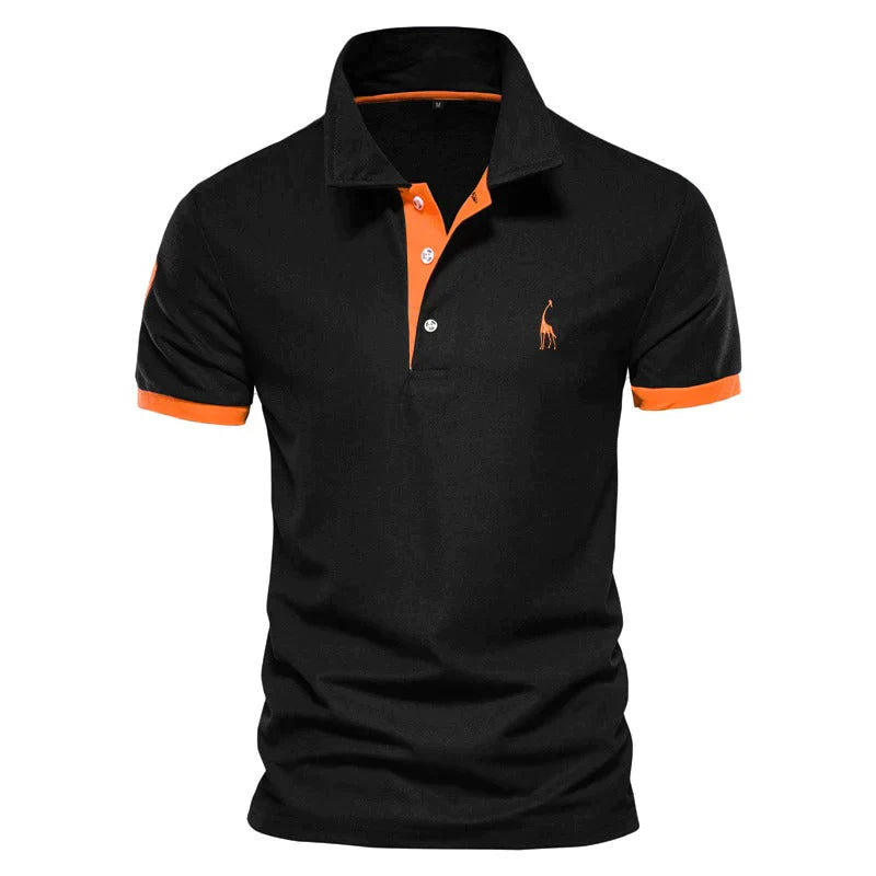 Casual herenkleding katoen mix polo van hoge kwaliteit