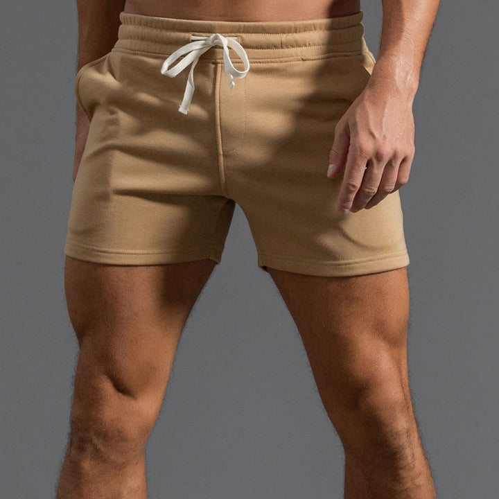 Veelzijdige heren short met elastische tailleband, comfortabel en flexibel, perfect voor zomerse vrijetijdskleding.