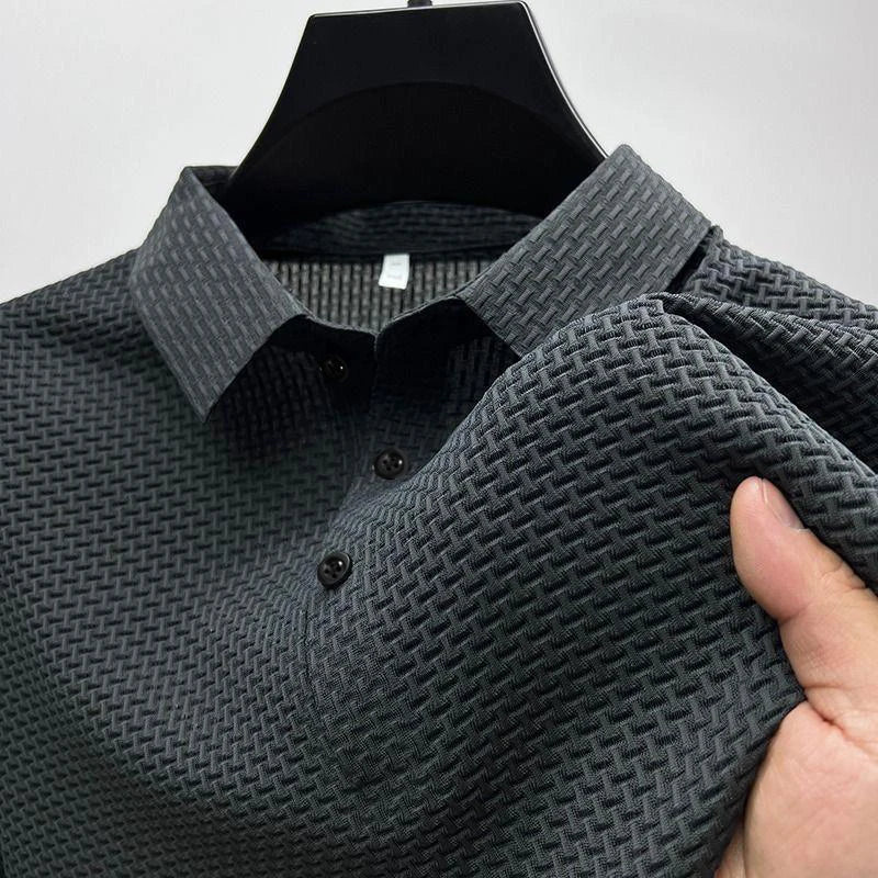 Comfortabele herenpolo in basic design, ideaal voor een casual en tijdloze look.