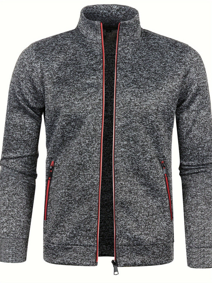 Elegant heren vest met handige zakken en ritssluiting, ideaal voor casual gelegenheden