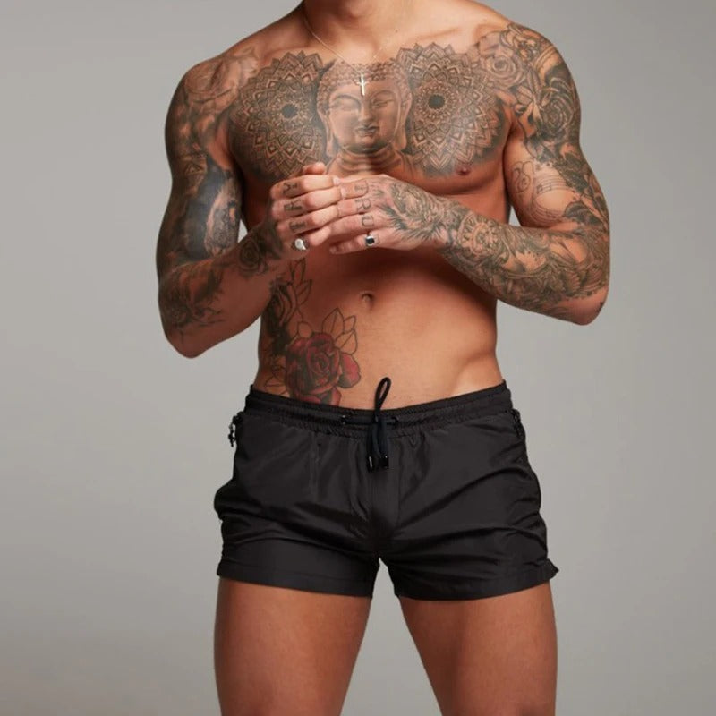 Comfortabele heren zwemshort voor strand en zwembad, ademend en sneldrogend, ideaal voor de zomer.