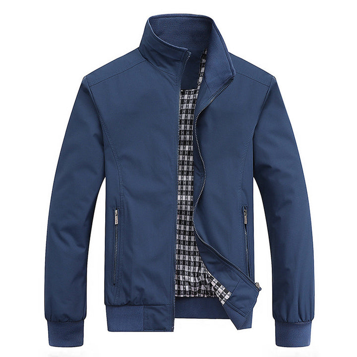 Functionele heren winterjas, wind- & waterdicht. Trendy retro tussenjas, essentieel voor casual herenmode.