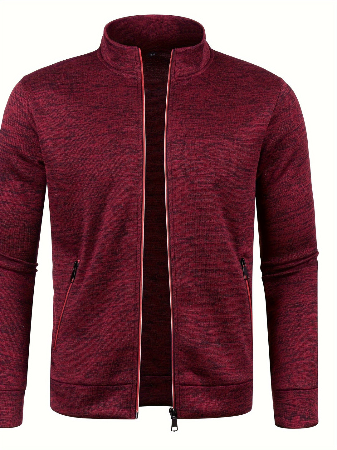 Stijlvol heren vest met rits in detail, comfortabele herenkleding voor voorjaar en najaar