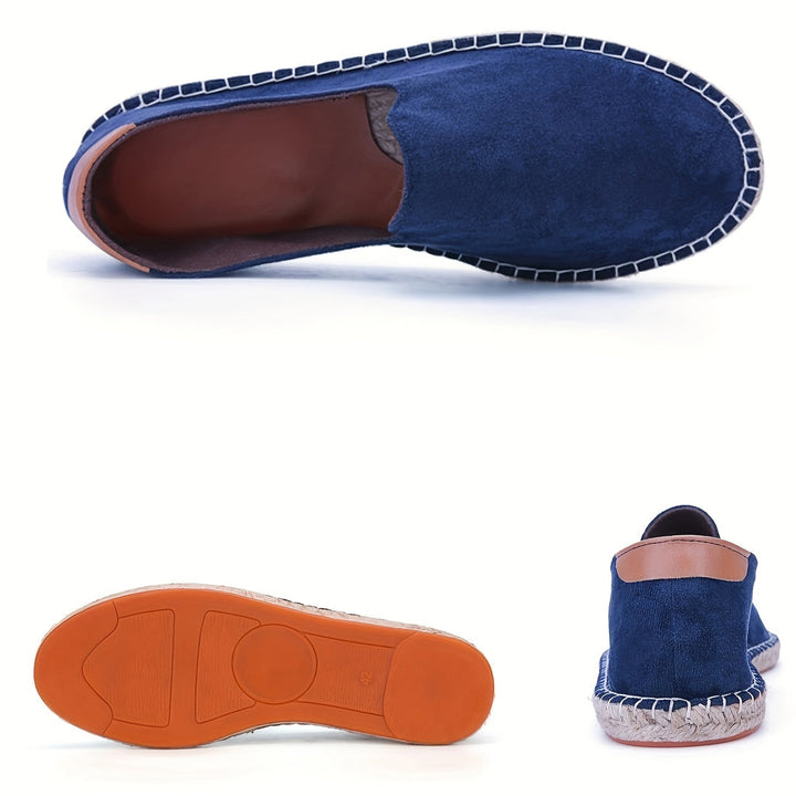 Zomerse heren slip-on loafers, ademend en comfortabel, perfect voor lichte stappen.