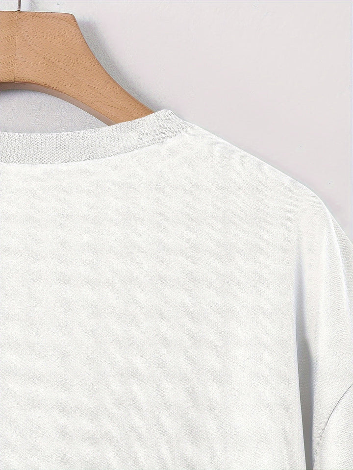 Modebewust heren t-shirt met unieke rozenprint. Losse pasvorm, ronde hals, perfect als casual zomershirt.